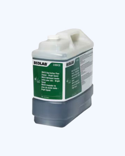 Floor Cleaner in White Bottle